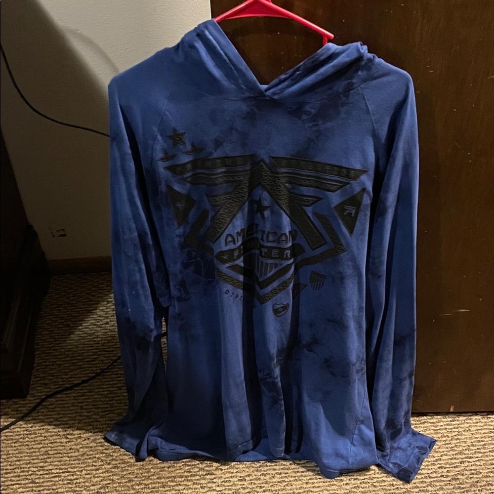American Fighter Blue Hoodie